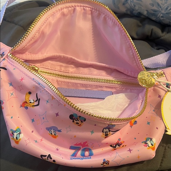 Stoney Clover Lane Pink & Lavender Disneyland 70th Classic Fanny Pack - Picture 3 of 5